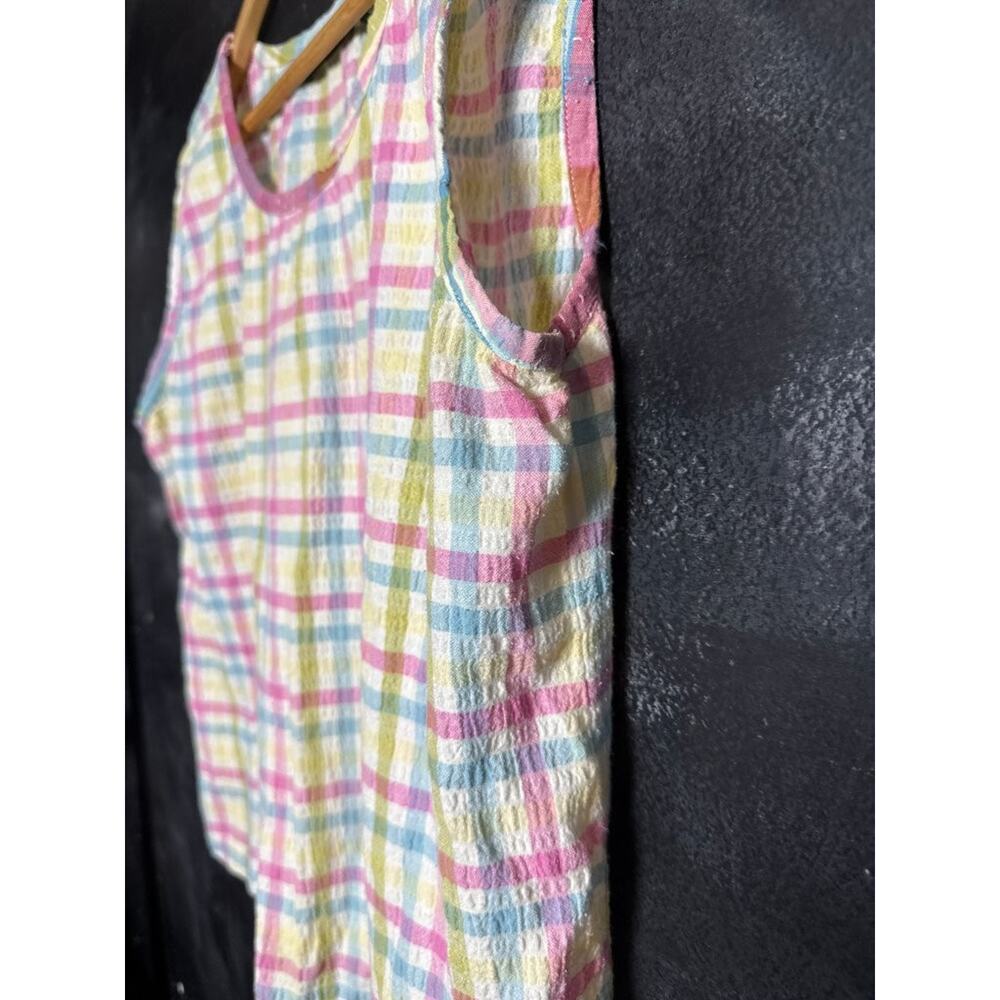 Lemon Grass Studio Sleeveless Plaid Top - Picture 5 of 5